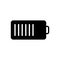 Black solid icon for Battery, energy and power
