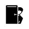 Black solid icon for Behind, peep and glimpse