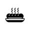 Black solid icon for Bread, food and edible