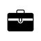 Black solid icon for Business, corporate and manager