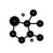 Black solid icon for Cytotoxic, antigen and cell