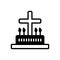 Black solid icon for Liturgic, liturgical and catholic