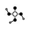 Black solid icon for Phosphoric, phosphorous and acid