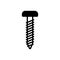 Black solid icon for Screw, bolt and adjustable