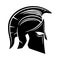 Black Spartan helmet.