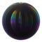 Black sphere bubble oil drop close-up. Circle ball simple shape