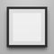 Black square Image Frame Template with Shadow