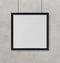 Black squared frame hanging mockup 3d rendering