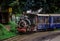 The black steam powered Darjeeling Toy Train
