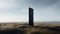 Black Steel Monument A Minimalist Graphic Designer\\\'s Post-painterly Masterpiece