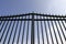 Black Steel Security Gates