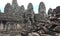 The Black Stone of Angkorwat Temple