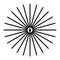 Black Stripe Uses Geometric Flower On White Background Woman Clothing Pattern Idea Company Logo Industrial Uses Design