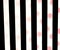Black stripes, red polka dots