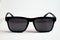 Black sunglasses, black frame isolated on a white background