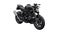 Black super sports motorbike on white background. 3d illustration.