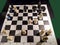 Black surrendered. The victory of white pieces