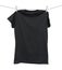 Black t-shirt hanging on clothesline