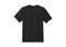 Black t shirt plain on white background