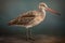 Black-tailed Godwit (Limosa limosa) in water generative AI animal ai