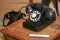 Black telephone 1930s to 1940s