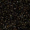 Black Terrazzo Texture Seamless Pattern Design with Gold Stones