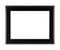 Black thick square frame for painting or picture isolated on a white background