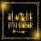 Black tie fundraiser Art Deco background