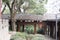 Black tiles cover the roof-Fully woody corridor