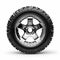 Black Tire Wheel Design - Off Road Adventure Theme