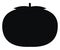 Black tomato, icon