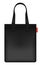 Black tote bag mockup. Realsitic fabric cloth