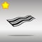 Black Towel Icon button logo symbol concept high quality
