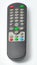 Black TV Remote control from the front