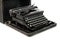Black Typewriter on white background
