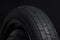 Black Tyre in Black background