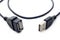 Black usb type-A male and female cable