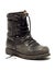 Black used military boot