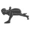 Black Utthan Pristhasana  Yoga Pose Outline Icon