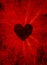 Black valentine heart