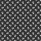 Black vector animal footprint seamless pattern