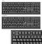 Black Vector Computer keyboards RUS/ENG