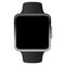 Black vector concept model of the Apple Watch isolated on white