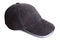 Black velveteen sports cap