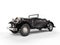 Black vintage convertible car