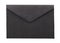 Black Vintage Envelope isolated.