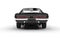 Black vintage muscle car - back view