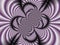 Black violet sparkling circular shapes fantasy abstract geometries, background
