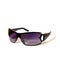 Black violet sunglasses with gradient on a white background