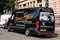 A black Volkswagen Crafter van of Simon Howie company, the large Scottish butcher provoding, meat, streak and other products